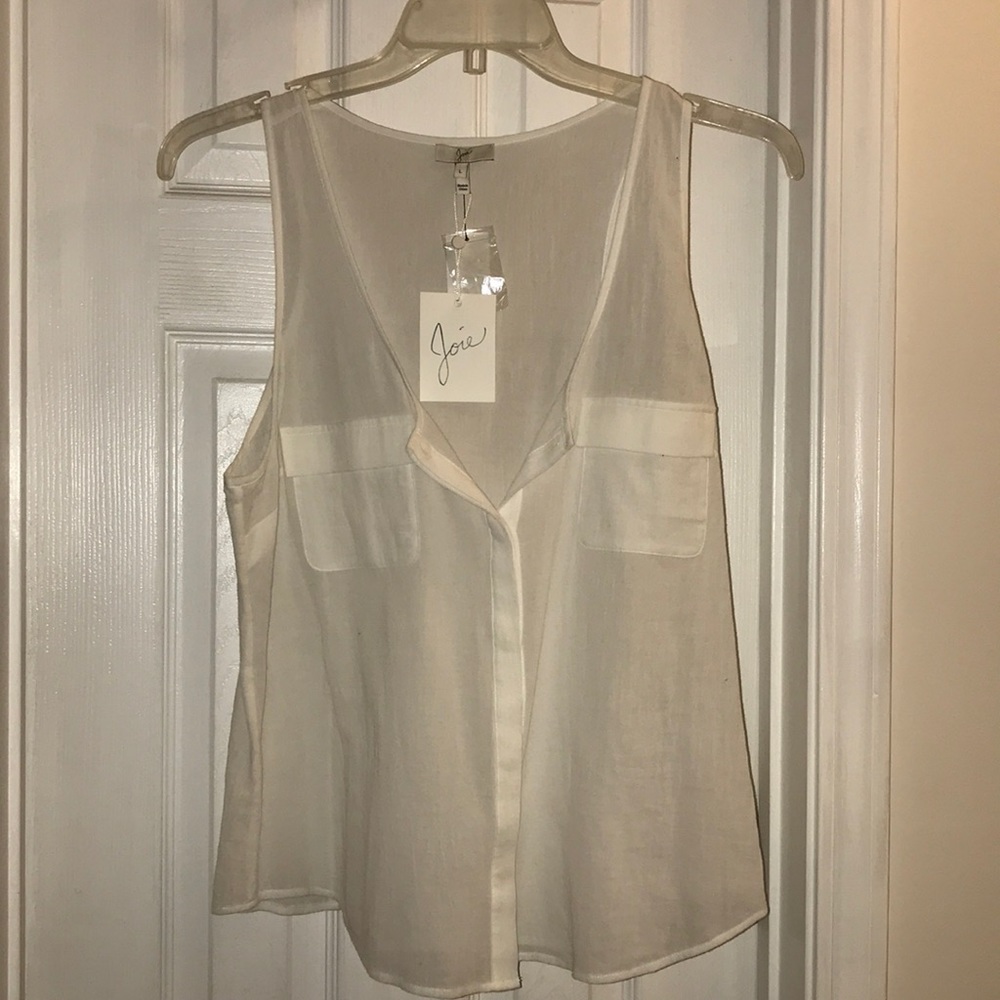 Joie Balsa Top in porcelain